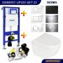 Geberit Up320 Toiletset 23 Megasplash Zero Compact Met Bril En Drukplaat - Thumbnail 2