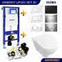 Villeroy & Boch Geberit UP320 Toiletset set19 V&B O.novo DirectFlush met Sigma drukplaat - Thumbnail 2