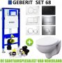 Geberit Up320 Toiletset 68 Econ Compact Rimfree Met Zitting En Sigma Drukplaat - Thumbnail 2