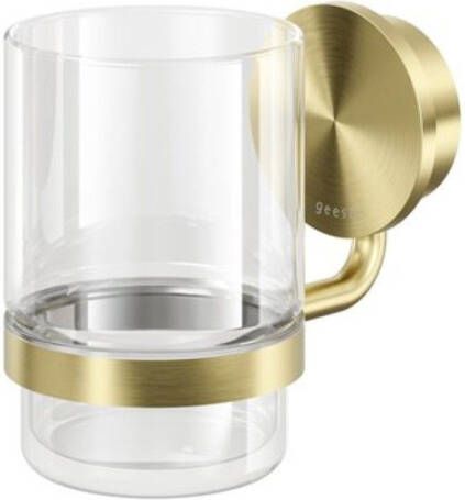 Geesa Glashouder met glas Opal Goud geborsteld