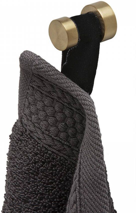 GEESA Nemox handdoekhaak met 1 haak rvs gecoat hxdxl 20x20x30mm goud geborsteld - Foto 2
