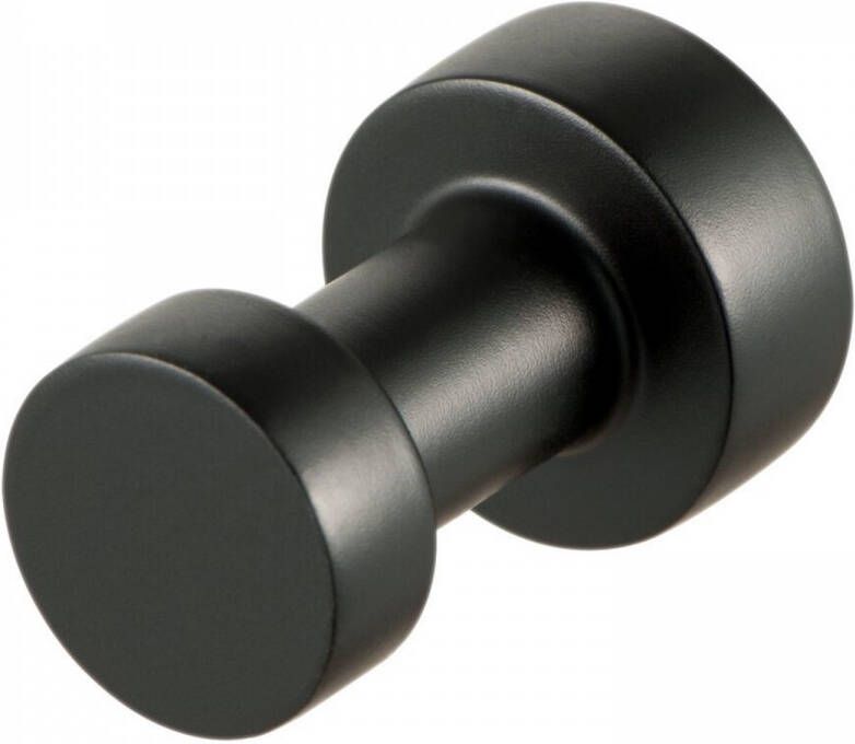 GEESA Nemox Black handdoekhaak met 1 haak rvs gecoat 20x20x30mm zwart 916513-06 - Foto 2