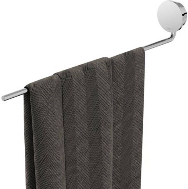 Geesa Opal 1 armige handdoekhouder 40 x 1 9 x 6 6 cm chroom