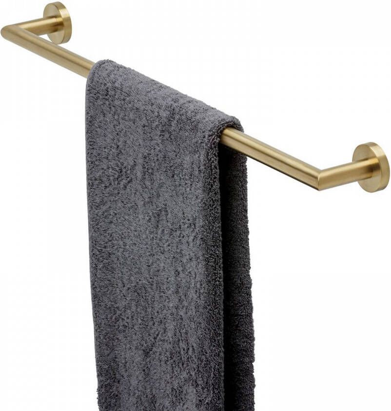 Geesa Nemox Handdoekrek 64.8cm Goud geborsteld 916507-07-60 - Foto 2
