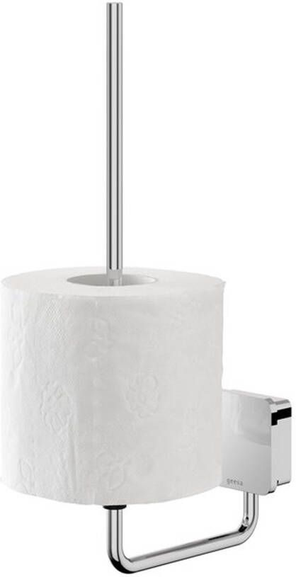 Geesa Reserve Toiletrolhouder Topaz Minimalistisch Chroom