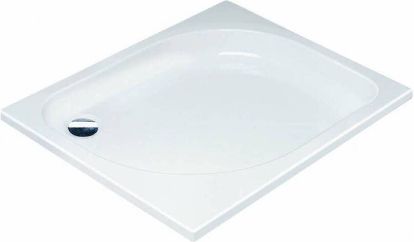 Get Wet by Sealskin Douchebak Get Wet Optimo Inbouw Rechthoek 100x80 cm Wit Optimo Douchebak Inbouw Rechthoek 100x80x3 5 cm