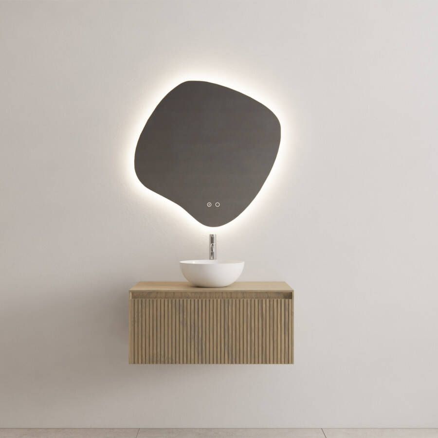 Gliss Design Onderkast Timotheus 90 cm Incl. Topplaat Ash Grey