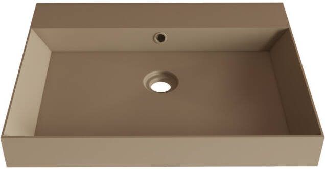 Gliss Design Wastafel Lako 70 cm 1 Kraangat Mat Cappuccino