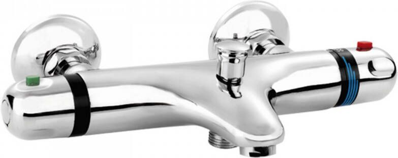 GO by Van Marcke Isiflow Thermostatische Bad Douche mengkraan waterbesparend hartafstand 15cm veiligheidsblokkering keramische schijven rozetten S koppelingen YH2202