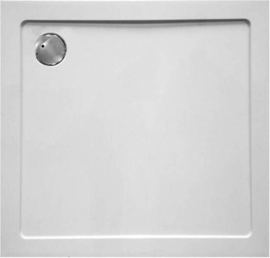 GO by Van Marcke Helion douchebak kunststofcomposiet 90x90x3.5cm vierkant afvoer D90mm zonder potenstel wit AJSC9090S - Foto 2