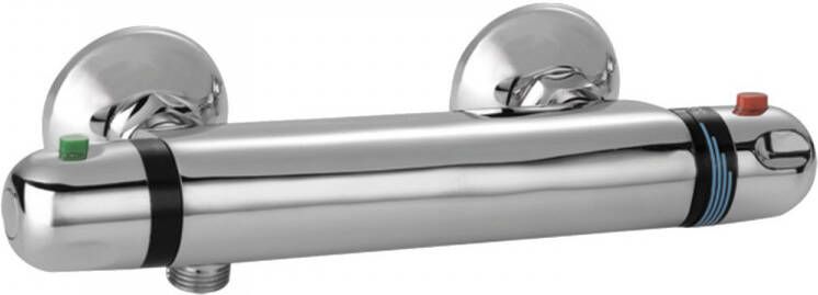 GO by Van Marcke Isiflow Thermostatische Douche Mengkraan waterbesparend hartafstand 15cm veiligheidsblokkering keramische schijven rozetten S-koppelingen LH2202