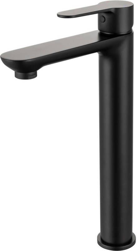 GO by Van Marcke Helene Wastafelmengkraan eengreeps verhoogd 30.8cm keramische schijven mat zwart 8192-32 MB