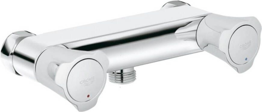 GROHE Costa L Douchemengkraan wand tweegreeps 2-gats bovendeel niet keramisch 150mm hartafstand zonder koppelingen chroom