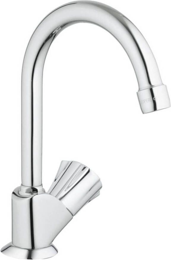 GROHE Costa L Toiletkraan eengreeps 1-gats bovendeel niet keramisch 222mm hoogte 136mm uitloop hoog draaibaar chroom