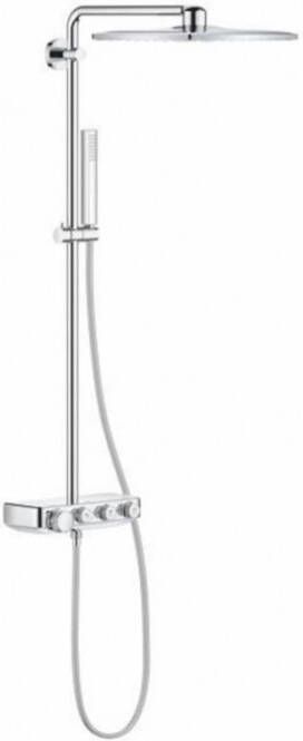GROHE Euphoria Smartcontrol system 310 Duo Douchethermostaat douchesysteem vierkant eengreeps 2 gats 150mm hart moon white