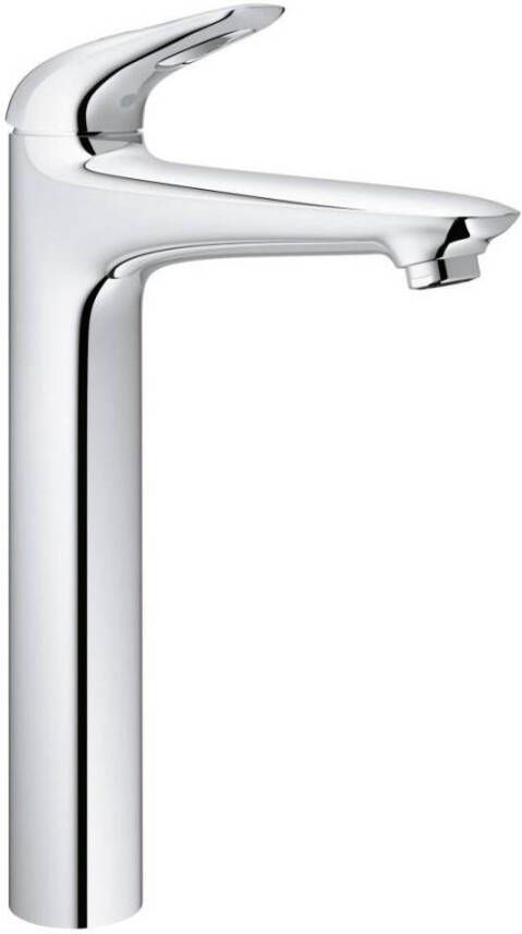 GROHE Eurostyle New Wastafelmengkraan XL-size eengreeps 1-gats 334mm hoogte glad 175mm uitloop hoog vast chroom