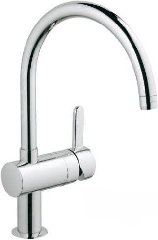 Grohe Keukenkraan Flair C-uitloop 1-Gats met Hoge Uitloop Chroom