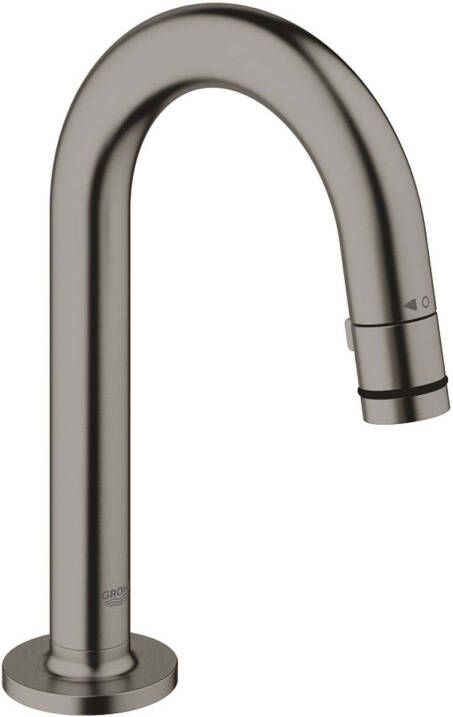 Grohe Fonteinkraan Universal 1 2" Met C-Uitloop Hard Graphite Geborsteld