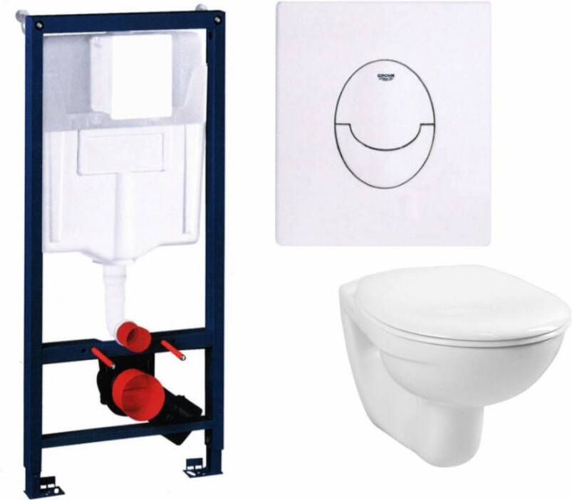 Grohe Toiletset Rapid Sl Met Basic Smart En Skate Air Drukplaat Rapid Actie Set
