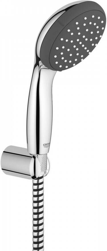 Grohe Start Vitalo Start 100 Handdoucheset 1 straalsoort rond met houder gladde slang 175cm chroom 27944000 - Foto 2