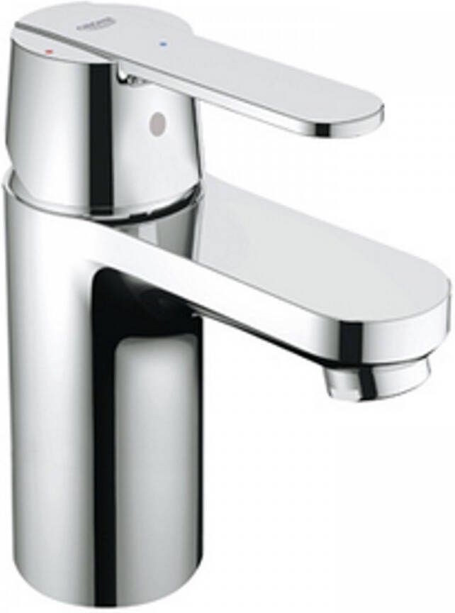 GROHE Get wastafelkraan met koude start en push-open waste chroom