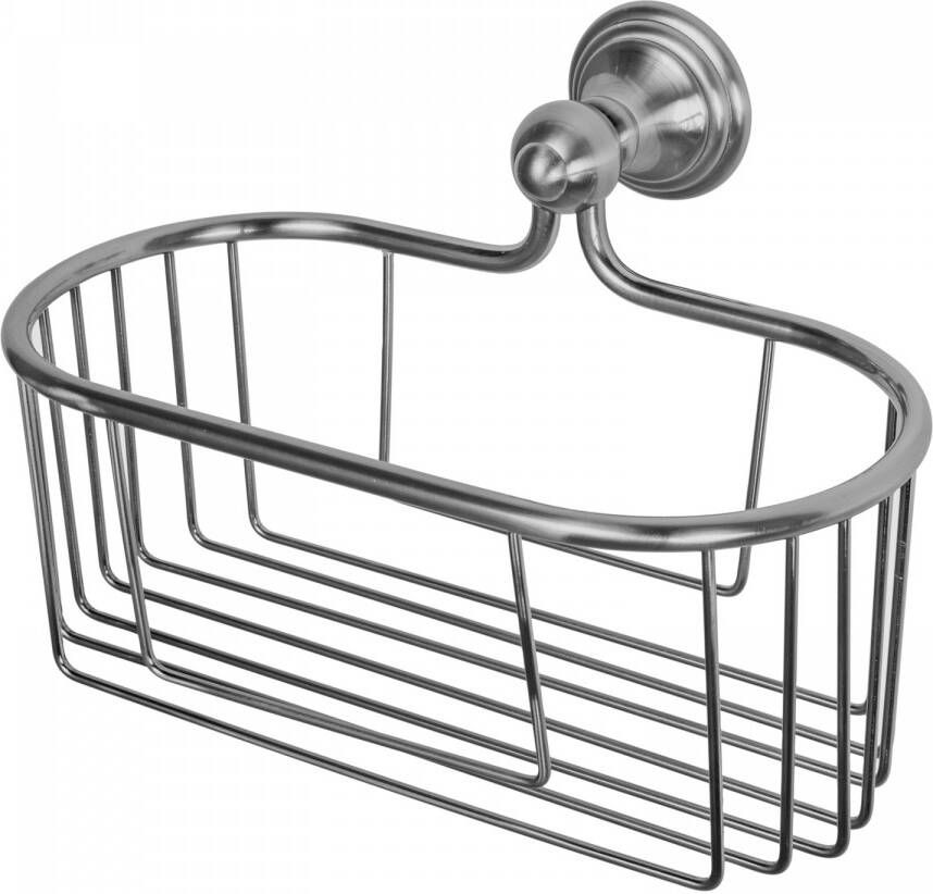 Haceka Badkamerrekje Allure 24 8 x 17 3 cm Geborsteld RVS Look