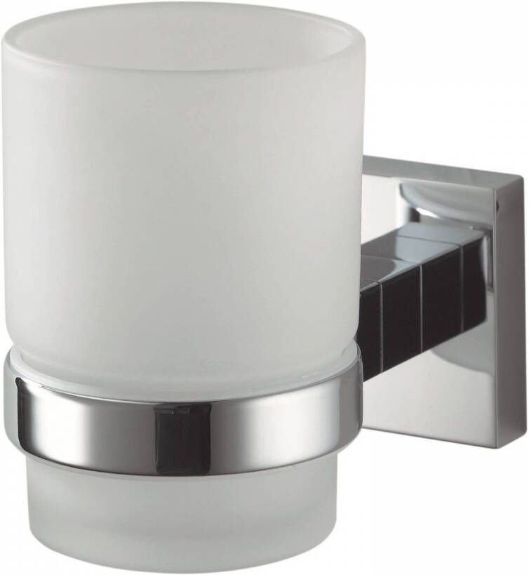 Haceka Mezzo glashouder met glas chroom