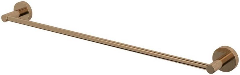 Haceka Kosmos Enkele Handdoekhouder 61 3x7 1x5 3 cm Geborsteld Koper