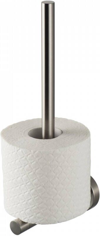 Haceka Kosmos Reserve toiletrolhouder 5 3x13 6x29 5cm RVS-look