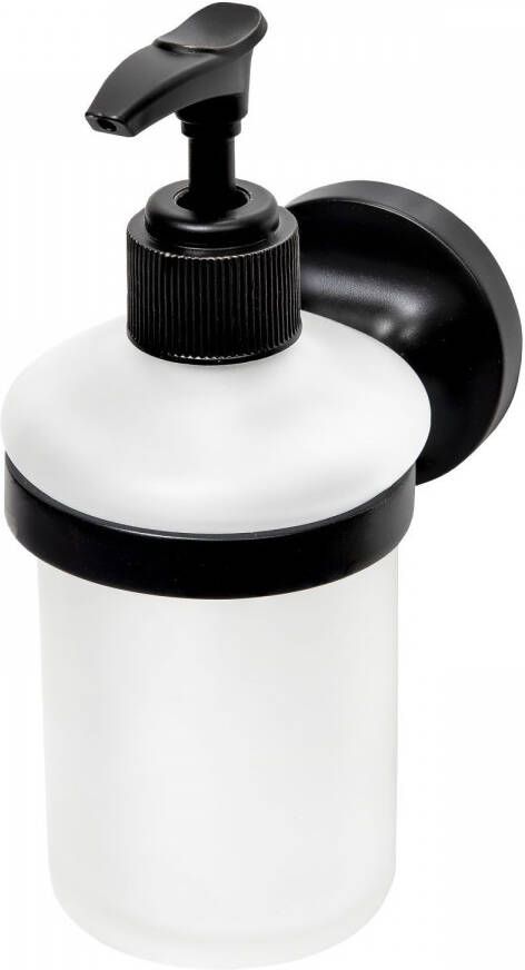 Haceka Zeepdispender Aspen Glas Mat Zwart