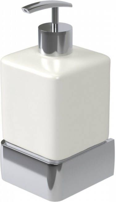 Haceka Zeepdispenser Aline Polished 7 4x15 4 cm Aluminium Glanzend Zilver