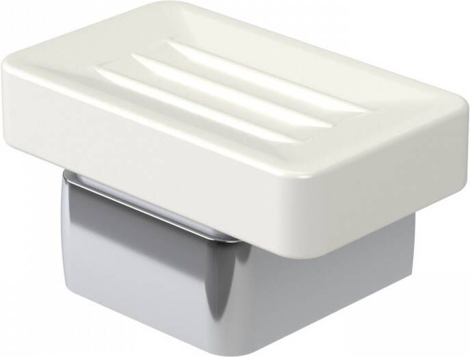 Haceka Zeephouder Aline Polished 12 2x6 5 cm Aluminium Glans Zilver