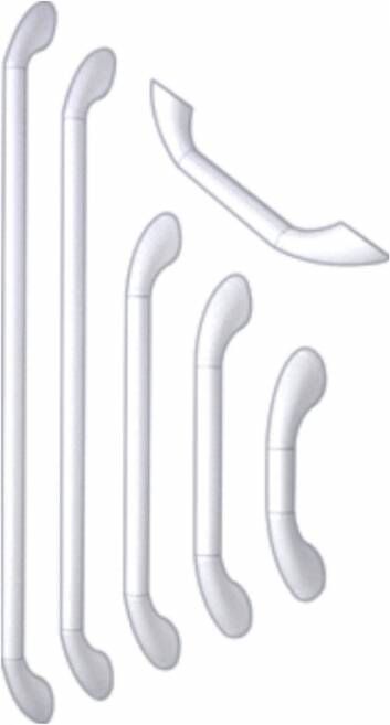 Handicare NIET MEER LEVERBAAR Wandbeugel Linido Recht Aangepast Sanitair 61 cm Wit
