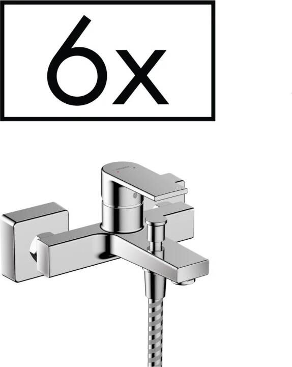 Hansgrohe Badmengkraan Opbouw Vernis Shape Eengreeps Projecten 6 stuks Chroom