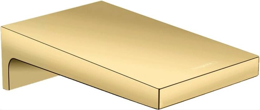 Hansgrohe Metropol baduitloop breed wandmontage voorsprong uitloop 18.5cm polished gold 32543990
