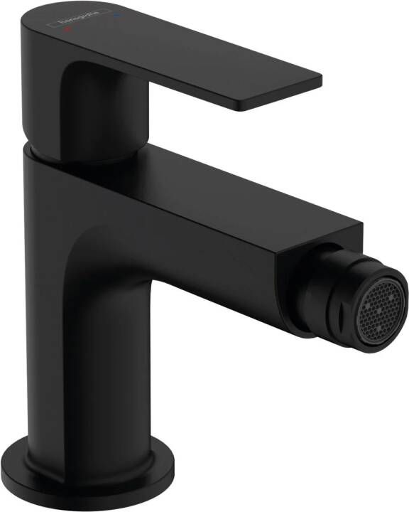 Hansgrohe Bidetmengkraan Rebris E Eengreeps Met Trekwaste Mat Zwart
