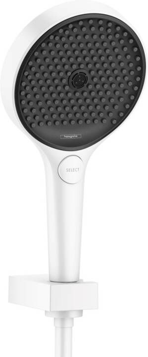 Hansgrohe Rainfinity badset m. PowderRain 130 3jet handdouche met wandhouder met doucheslang 160cm mat wit 26851700