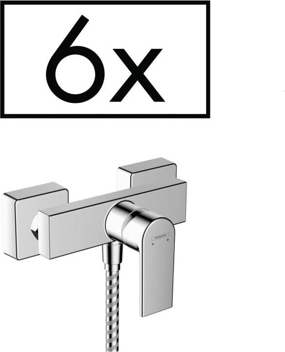 Hansgrohe Douchekraan Opbouw Vernis Shape Eengreeps Projecten 6 Stuks Chroom