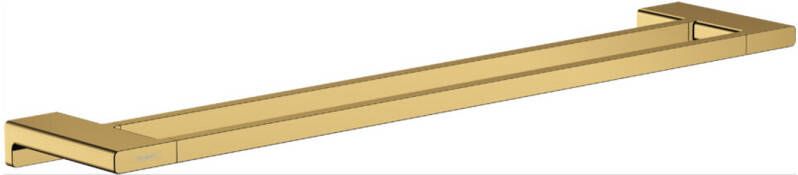 Hansgrohe AddStoris handdoekhouder wand dubbel 65 polished gold optic 41743990