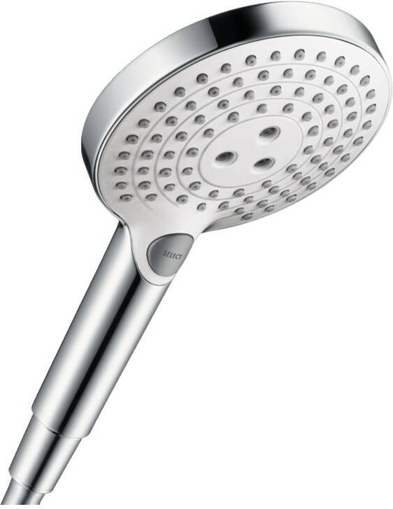 Hansgrohe Raindance Select S 120 handdouche 3 straalsoorten wit chroom
