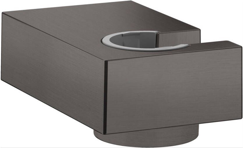 Hansgrohe Porter E wandhouder metaal m. vaste bevestigingspositie brushed black chroom