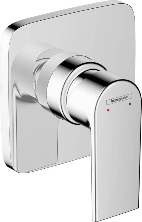 Hansgrohe Vernis afdekset douchekraan met hendel chroom 71658000