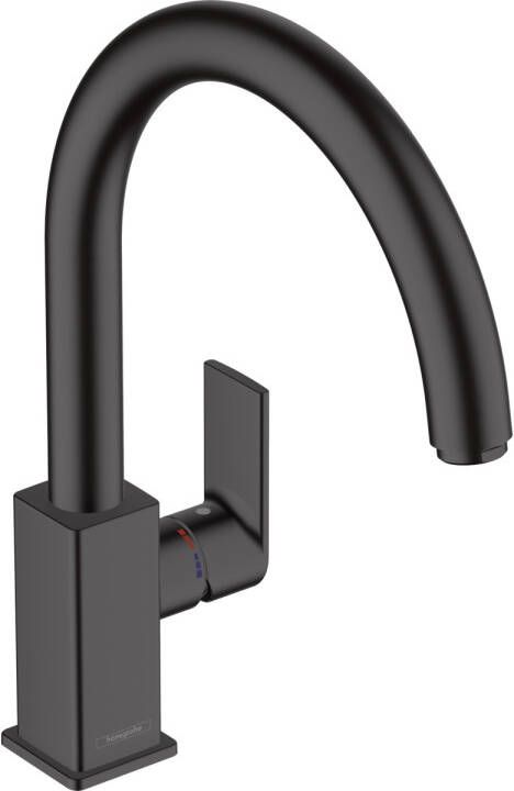 Hansgrohe Vernis Shape M35 ééngreeps keukenmengkraan met draaibare uitloop 33 1 cm mat zwart