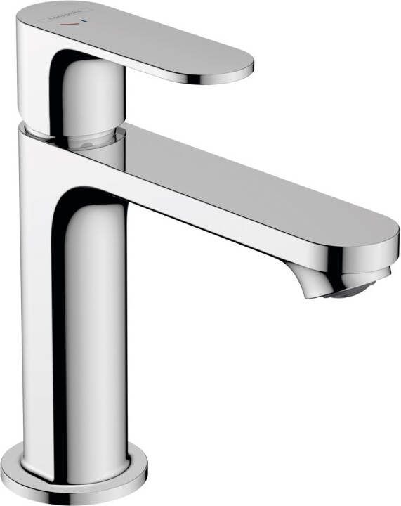 Hansgrohe Wastafelkraan Rebris S Eengreeps 110 CoolStart Met Trekwaste Chroom
