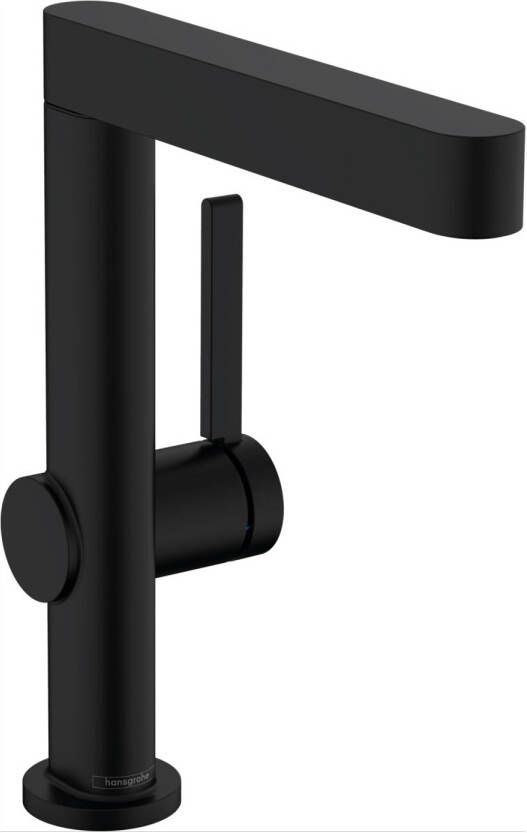 Hansgrohe Finoris ééngreeps wastafelmengkraan comfortzone 230 inclusief PushOpen wastegarnituur 24 8 cm mat zwart