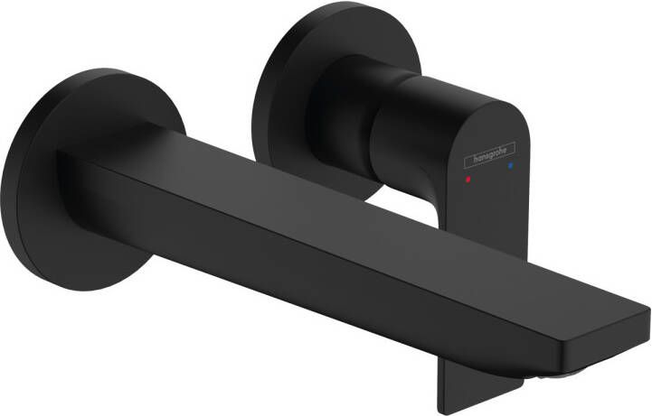 Hansgrohe Rebris E afbouwdeel voor ééngreeps inbouw wastafelmengkraan wandmontage 21 4 cm mat zwart - Foto 2