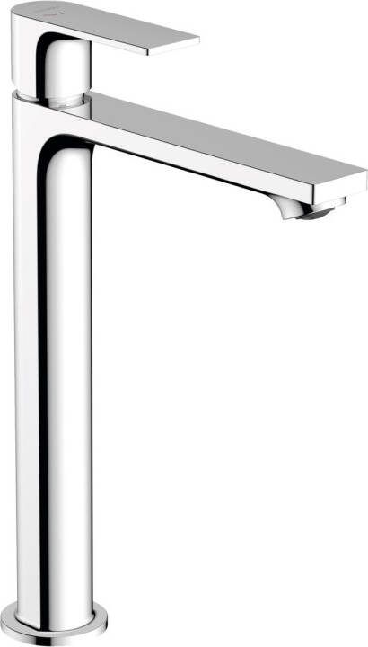 Hansgrohe Wastafelmengkraan Rebris E Eengreeps 240 CoolStart EcoSmart+ Voor Waskommen met Trekwaste Chroom