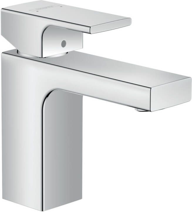 Hansgrohe Wastafelmengkraan Vernis Shape Eengreeps 100 Met Metalen Trekwaste Chroom