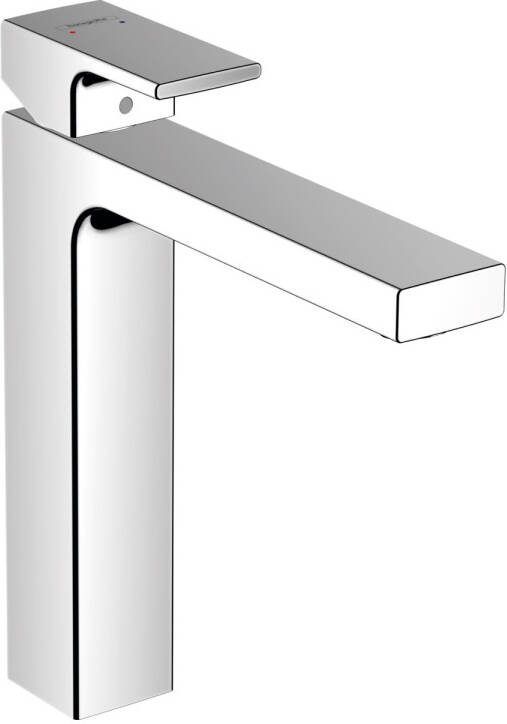 Hansgrohe Wastafelmengkraan Vernis Shape Eengreeps 230 Zinc Zonder Afvoer Chroom