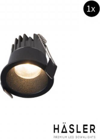 Hasler Inbouwspot Häsler Canco Incl. Fase Aansnijding Dimbaar 5 cm 3.6 Watt Warm Wit Set 10x Set 1 Spot